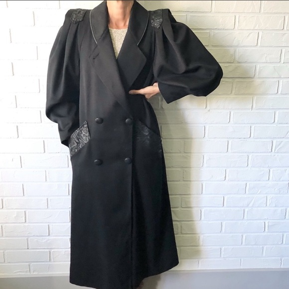 Vintage Jackets & Blazers - Absolutely gorgeous 80s Avant Garde Wool Coat